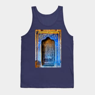 Beautiful old door in Negades - Zagori, Greece Tank Top